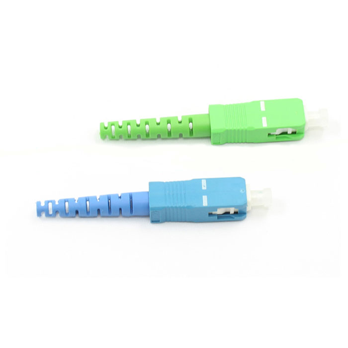 SC Single Mode Low insertion loss Fiber Optic Connector